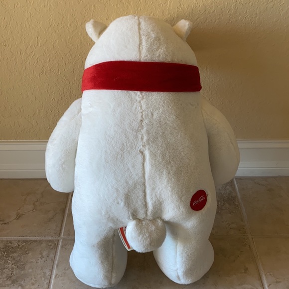 Coca-cola plush coke polar bear brand new w tags - Picture 3 of 3